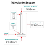 Jg Válvulas Admissão Escape Master 2.5 16v 2004 A 2013 Mahle