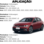 Jogo 12 Válvula Mahle Admissão Escape Virtus Nivus T-cross