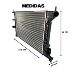 Radiador Visconde Gm Vectra 1997 a 2005 Sem ar