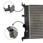 Radiador Visconde Gm Vectra 1997 a 2005 Sem ar