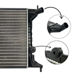 Radiador Visconde Gm Vectra 1997 a 2005 Sem ar