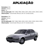 Radiador Visconde Gm Vectra 1997 a 2005 Sem ar