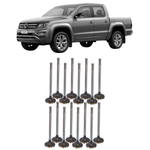 Jogo Válvula Admissão Escape Mahle Amarok 2.0 16v 2010 a 2022