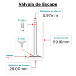 Jogo Válvula Admissão Escape Mahle Amarok 2.0 16v 2010 a 2022