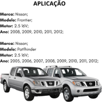 Kit Corrente Distribuição Bomba Óleo Frontier 2.5 16v 2006 a 2012 (KIT2757517527)