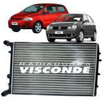 RADIADOR VISCONDE VW POLO E FOX 2003 A 2005 COM AR (RV2517)
