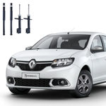 Kit 4 Amortecedor Dianteiro Traseiro Original Cofap Logan Sandero 1.0 2014 a 2020