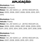 EIXO COMANDO MAHLE ECOSPORT FIESTA KA 1.6 8V ZETEC ROCAM CA (EV0590057)