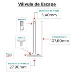 Jogo Válvulas Mahle Admissão Escape Clio Kangoo 1.6 16v