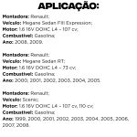 Jogo Válvulas Mahle Admissão Escape Clio Kangoo 1.6 16v