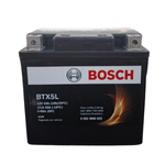 Bateria Moto Bosch BTX5L Titan Cargo Sport Es Ks Kse Fan 150 125 160 5a