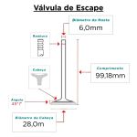 Jogo Válvulas Admissão Escape Mahle Fox Gol 1.6 Kombi 1.4 8v