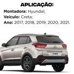 Par Amortecedor Dianteiro Traseiro Turbogás Cofap Creta 2017 A 2020