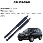 Par Amortecedor Traseiro Chery Tiggo 2009 a 2016 Cofap