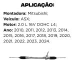 Caixa Setor Direção Elétrica Asx Outlander 2.0 2010 a 2024