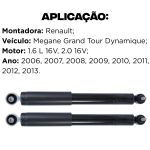 Par Amortecedor Traseiro Turbogás Cofap Megane Grand Tour 2006 A 2013