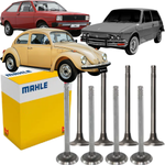 Jogo 8 Válvula Admissão Escape Std Fusca Gol Kombi Brasília 1300 Ar Mahle