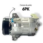 COMPRESSOR MAHLE GM S10 BLAZER 2,4 2,5 2,8 (ACP203)