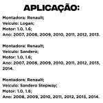 Caixa Direção Hidráulica Sandero 2007 A 2014 1.0 1.6