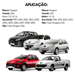 Par Amortecedor Dianteiro Traseiro E Kit Peugeot 206 207 Sw
