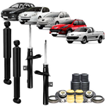 Par Amortecedor Dianteiro Traseiro E Kit Peugeot 206 207 Sw