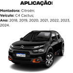 Kit 4 Amortecedor Dianteiro Traseiro Turbogás Cofap C4 Cactus 2018 a 2024