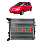 Radiador Vw Fox Polo 2003 2004 2005 Sem Ar Engate Rápido
