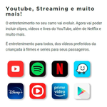 Streaming Box Plus Faaftech 64gb + 128gb Sd + 4gb Ram Octa-core Aplicativos Carplay Androidauto Sem fio android 13