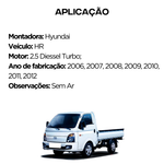Radiador Agua Eurus Hr 2.5 Diesel 2006 Em Diante