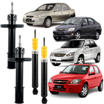 Kit 4 Amortecedor Dianteiro Traseiro Cofap Chevrolet Corsa Classic Prisma Celta 1994/...