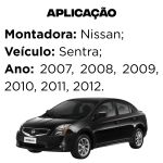 Par Amortecedor Traseiro A Gas Sentra 2007 A 2012 Allen
