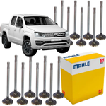 Jogo Válvula Admissão Escape Mahle Amarok 2.0 16v 2010 a 2022