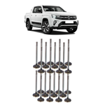 Kit 24 Valvula Adm/esc Mahle Amarok 3.0 V6 Turbo 2018 A 2026
