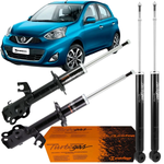 Kit 4 Amortecedor Dianteiro Traseiro Nissan March 2011 a 2016 Cofap