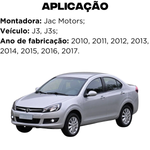 Kit 4 Amortecedor Dianteiro Traseiro Jac J3 2010 a 2017 Allen