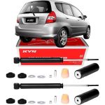 Par Amortecedor Traseiro Fit 1.4 1.5 2003 A 2008 Original Kayaba