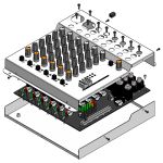Mesa De Som Taramps T 0602 6 Canais Automotiva 12v Player
