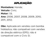 Caixa Setor De Direção Hidráulica Honda Civic 2006 A 2012 1.8