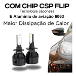 Par Lampada Super Led Code Tech One H7 6000k 12v 45w Bivolt