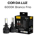 Par Lampada Super Led Code Tech One H7 6000k 12v 45w Bivolt