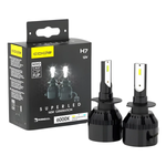 Par Lampada Super Led Code Tech One H7 6000k 12v 45w Bivolt