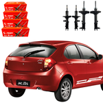 Kit 4 Amortecedor Dianteiro Traseiro Jac J3 2010 a 2017 Allen