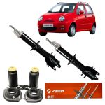 Par Amortecedor Allen Dianteiro Chery QQ 2011 A 2015 + Kit Coxim Batente Coifa Recrin