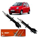 Par Amortecedor Allen Dianteiro Chery QQ 2011 A 2015 + Kit Coxim Batente Coifa Recrin