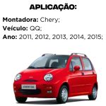 Par Amortecedor Allen Dianteiro Chery QQ 2011 A 2015 + Kit Coxim Batente Coifa Recrin