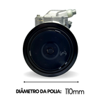 Compressor Ar Condicionado Polo 1.6 2.0 02/14 Denso Original