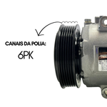 Compressor Ar Condicionado Polo 1.6 2.0 02/14 Denso Original