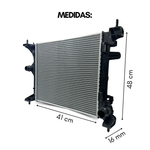 Radiador Agua Visconde Fiat Strada 1.3 2020 A 2024