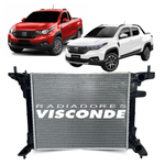 Radiador Agua Visconde Fiat Strada 1.4 2020 A 2024