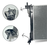 Radiador Agua Visconde Fiat Strada 1.4 2020 A 2024
